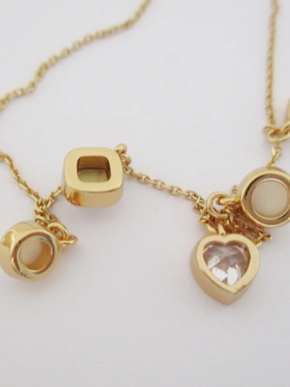 KATE SPADE - Bubbly Bezel Charm Necklace